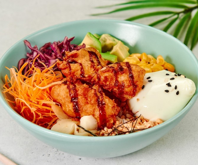 Поке с курицей терияки BIG