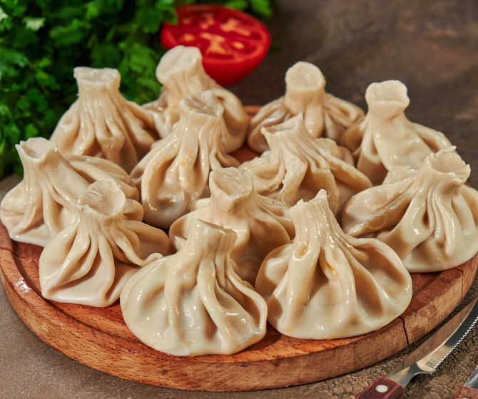 СЕТ Хинкали отварные с говядиной и свининой 15 шт.