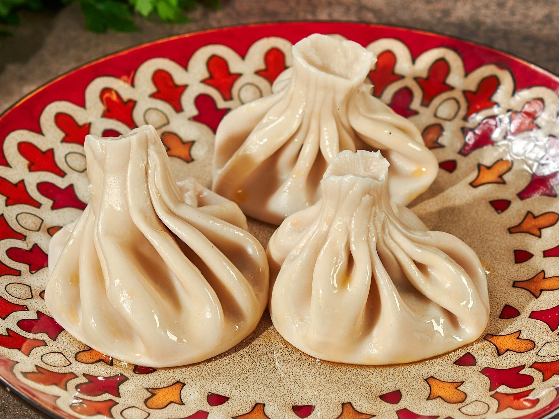 Хинкали отварные с телятиной  3 шт.