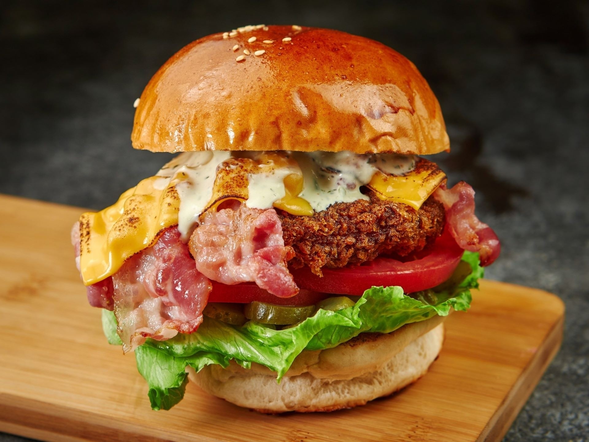 Чикен De luxe с беконом 